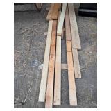 Assorted Wooden Construction Lumber