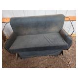 Used Vintage Carriage Seat with Metal Frame