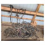 Collection of Mixed Equestrian Tack and Harness Parts