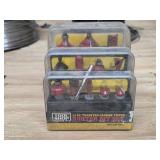 Assorted Hardware Bundle with Router Bit Set and Aluminum Fence Wire