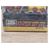 Assorted Hardware Bundle with Router Bit Set and Aluminum Fence Wire