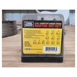 Assorted Hardware Bundle with Router Bit Set and Aluminum Fence Wire