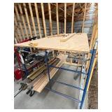 MetalTech Saferstack Portable Scaffolding with Adjustable Planks (Scaffolding and Planks Only)