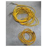 Lot of Heavy-Duty Outdoor Extension Cords with Multiple Outlets