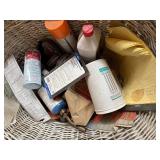 Assorted Garage Items Including Tools and Hardware