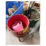 Assorted Garage Items Including Tools and Hardware