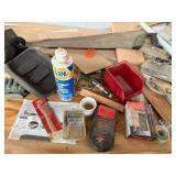 Comprehensive Collection of Hand Tools, Hardware, and Maintenance Supplies