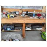 Sturdy Wooden Workbench (Workbench Only)