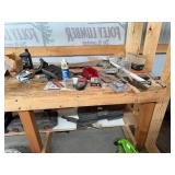 Sturdy Wooden Workbench (Workbench Only)