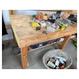 Sturdy Wooden Workbench (Workbench Only)