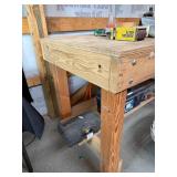 Sturdy Wooden Workbench (Workbench Only)