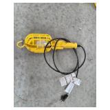 Lot of Extension Cords and Work Light Set