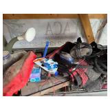 Assorted Garage Tools and Accessories Collection