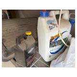 Collection of Automotive and Lawn Care Fluids and Accessories