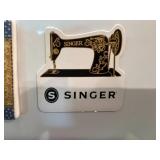 Collection of Quilting Themed Fridge Magnets and Bag Clips