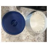 BUNN Coffee Maker with Filters and Tupperware Container Set