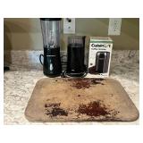 Hamilton Beach Blender, Braun Grinder, and Cuisinart Coffee Grinder Set