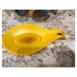 Spinning Kitchen Utensil Holder with Assorted Utensils and Ceramic Jug