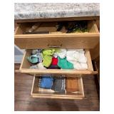 Assorted Kitchen Utensils, Textiles, and Linens/Towels Collection