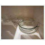 Set of Glass Bakeware and Storage Containers