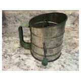 Collection of Vintage Metal Flour Sifters