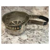 Collection of Vintage Metal Flour Sifters