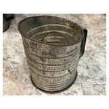 Collection of Vintage Metal Flour Sifters