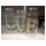 Collection of Assorted Glass Jars and University of Minnesota Mug