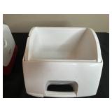 Collection of Vintage Coolers and Canning Jars with Accessories