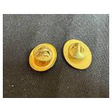 Assorted Vintage Jewelry Collection with Earrings, Pins, and Brooches