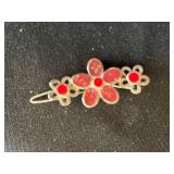 Assorted Pins and Small Jewelry Items Inc Hair Clip, Costume Gold Tone Necklace & More