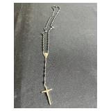 Collection of Vintage Rosary Beads and Cross Pendant