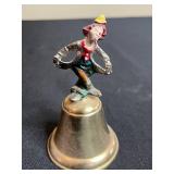 Eclectic Collection of Novelty Items and Souvenirs Inc Lighthouse Figurine, Bells & Miniature Tractor