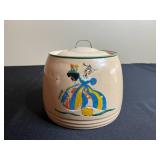 Vintage Collection: Ceramic Jar, Ornate Photo Frame, Embroidered Art, Wood Block