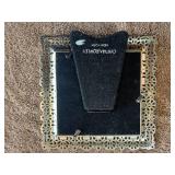 Vintage Collection: Ceramic Jar, Ornate Photo Frame, Embroidered Art, Wood Block