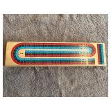 Collection of Board Games and Cribbage Board (missing pegs)