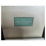 Holiday Decor Collection with Avon Christmas Plate 1974 and Cards