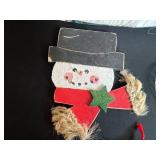 Holiday Decor Collection with Avon Christmas Plate 1974 and Cards