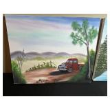 Landscape Paintings and 1 Full-Color Poster (Bells Not Inc)