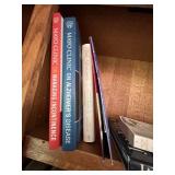 Antique Composition Book & Large Collection of Law and Health Books