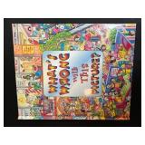 Musical "Old Woman Who Lived in a Shoe" Figurine & Assorted Collectible Items Including Games, Books, and Plush Toy