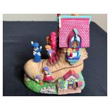 Musical "Old Woman Who Lived in a Shoe" Figurine & Assorted Collectible Items Including Games, Books, and Plush Toy