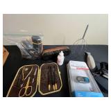Diverse Lot: Harmonica Set, Grooming Kit, Socks, Pedometer, and More