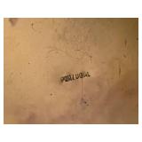 VTG Red Vases, Decorative Glassware and Copper Teapot Stamped Portugal