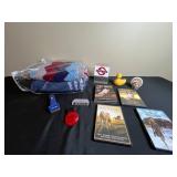 Assorted DVD Collections, Coasters & Pet Grooming Tools