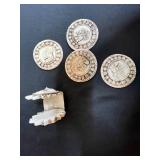 Assorted DVD Collections, Coasters & Pet Grooming Tools