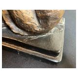 Vintage Bronze Family Sculpture