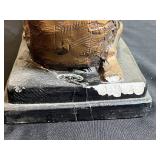 Vintage Bronze Family Sculpture