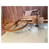 Antique Wooden Spinning Wheel