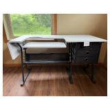 Studio Designs Eclipse Hobby Sewing Center with Three Drawers